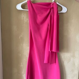 Elegant Pink Mini Dress